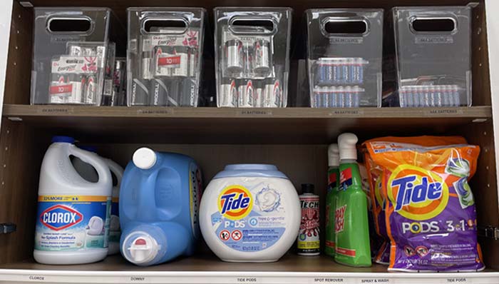 LAUNDRY ROOM ORGANIZATION